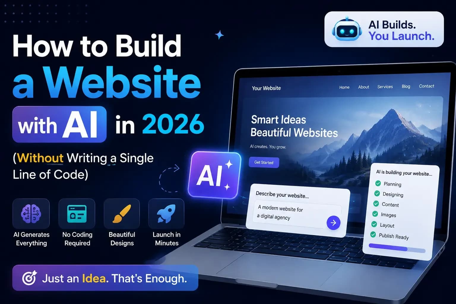 How to Build a Website with AI