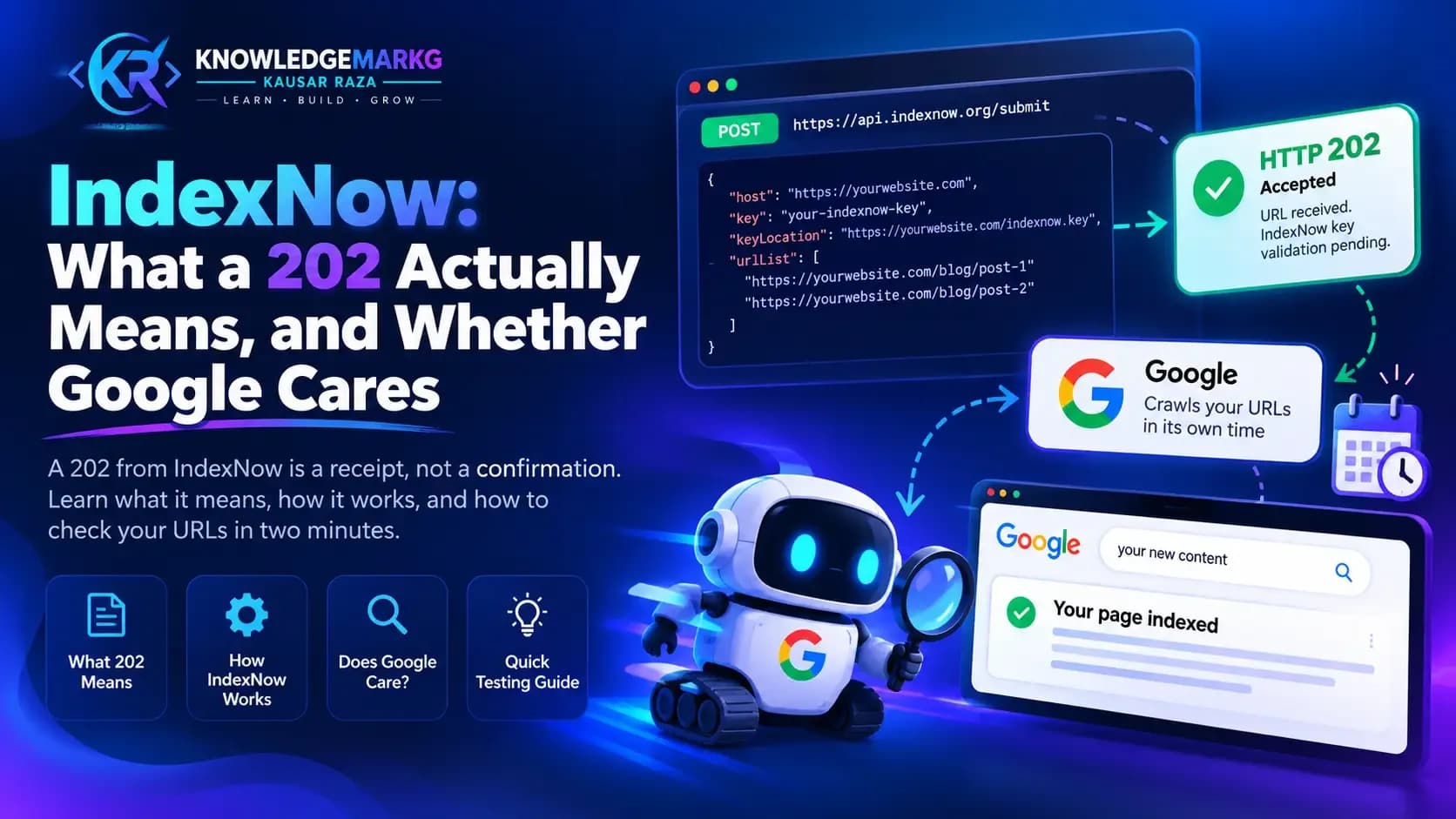 What a 202 Actually Means, and Whether Google Cares