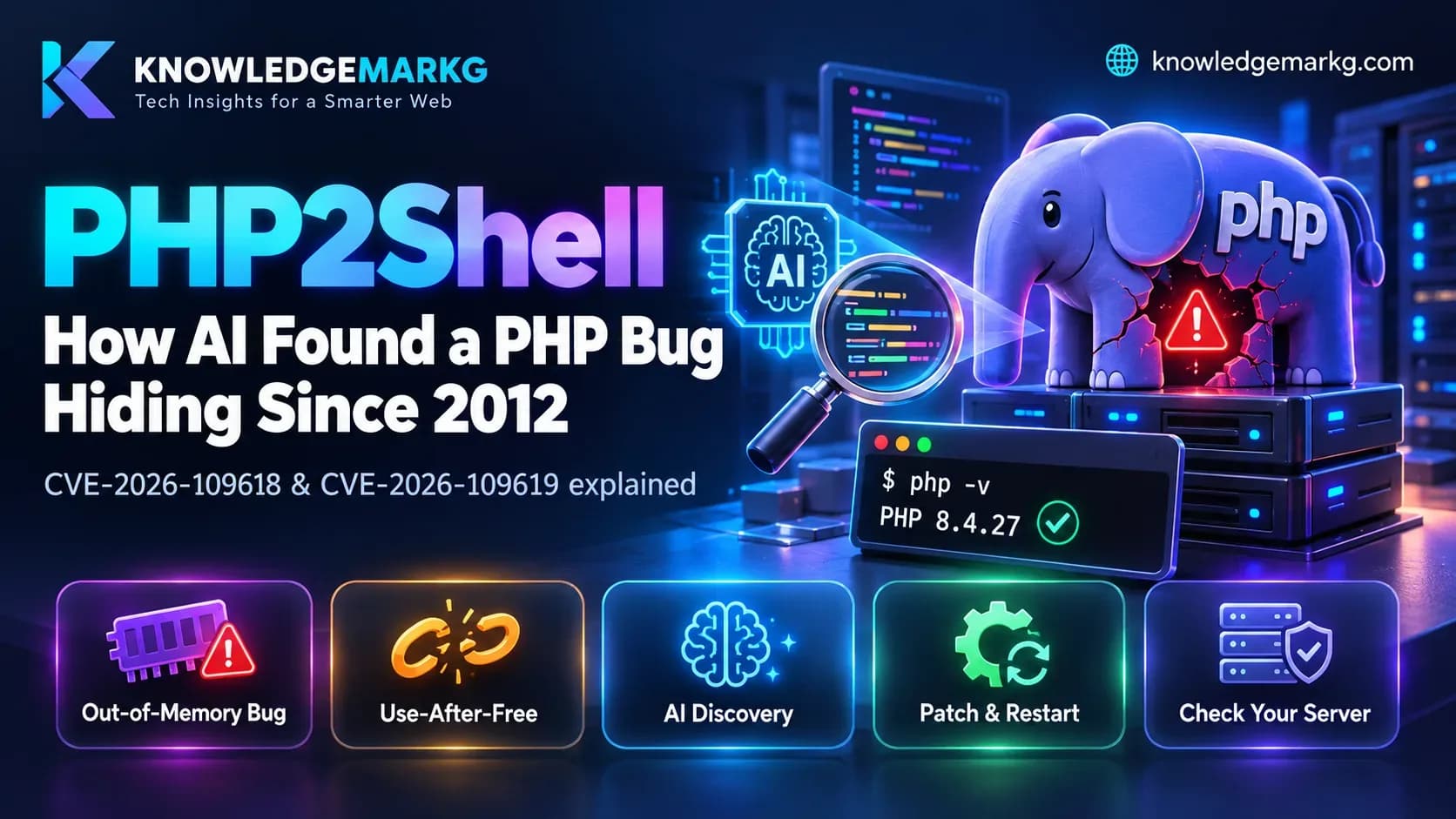 PHP2Shell explained: how AI found a PHP bug hiding since 2012 - CVE-2026-109618 and CVE-2026-109619