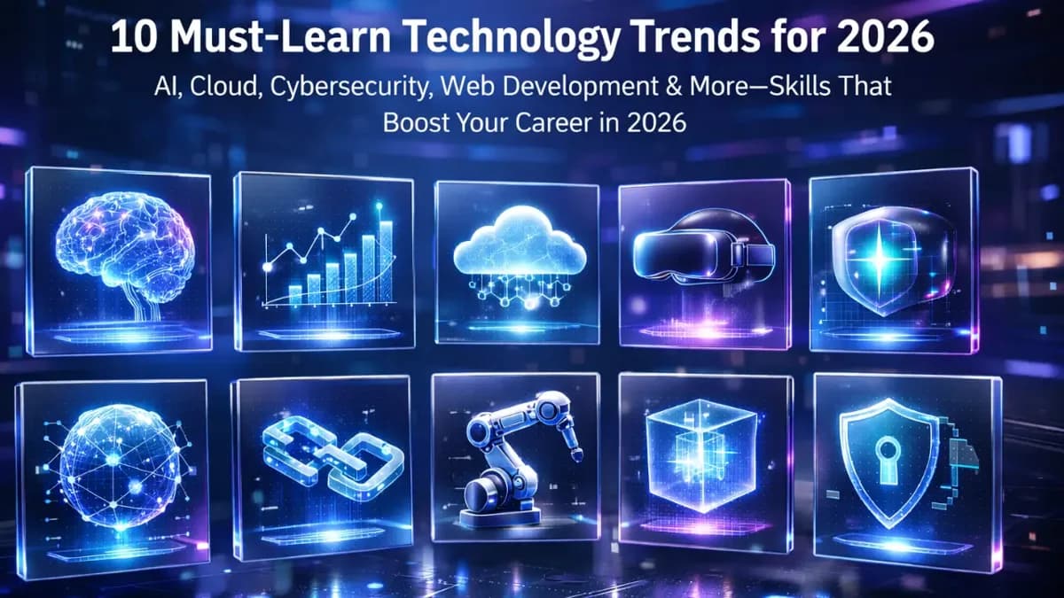 10 Must-Learn Technology Trends for 2026: Your Complete Guide to Tech Success