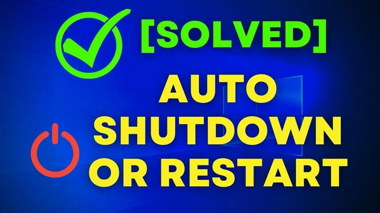 3. Random Restarts or Shutdowns