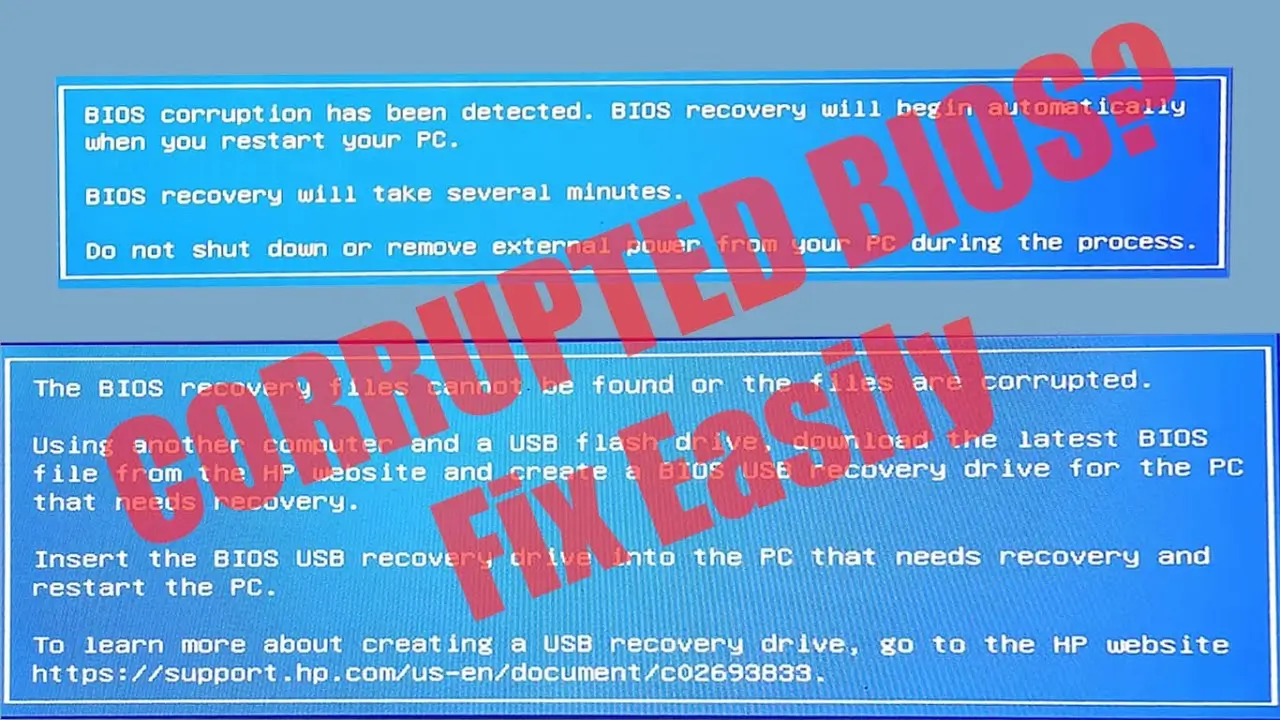 BIOS/UEFI Corruption